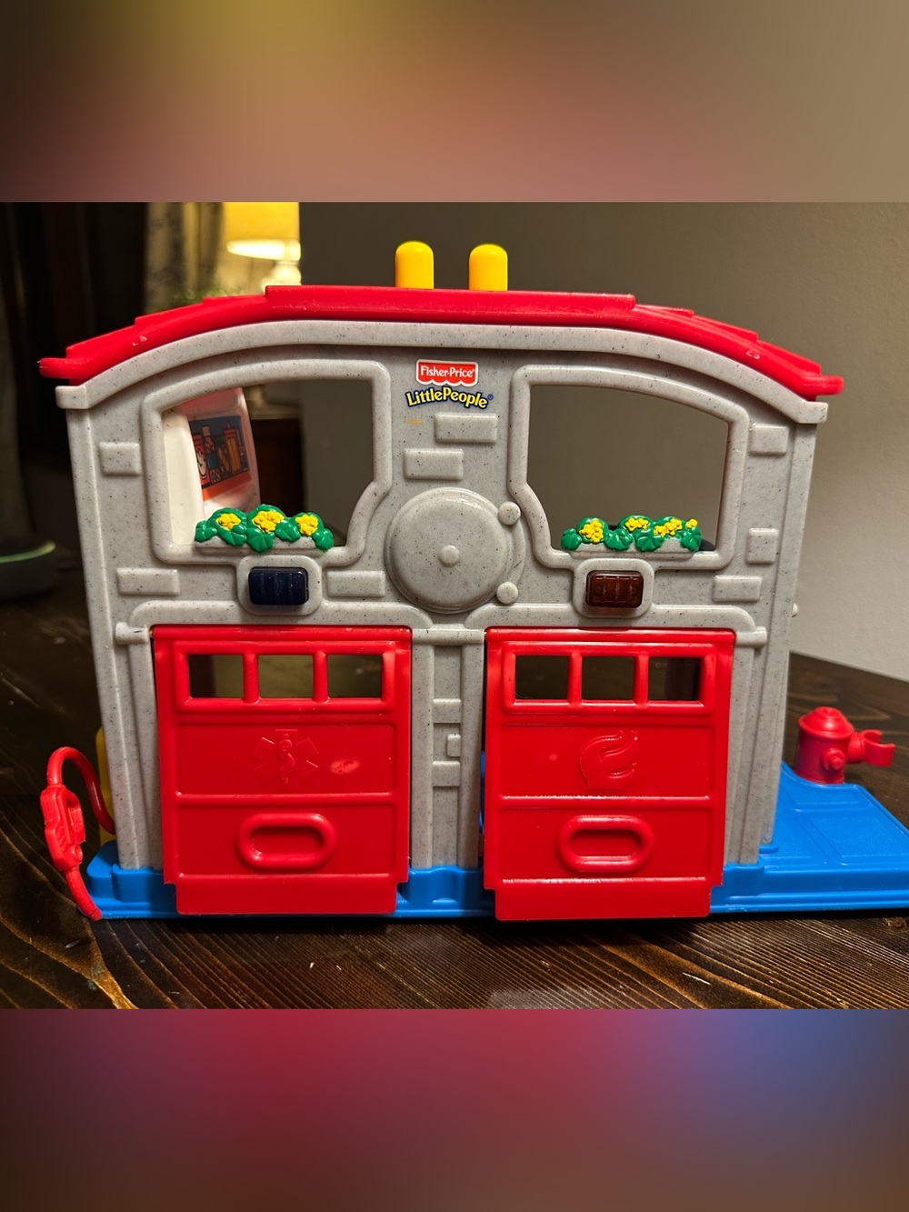 Vintage Fisher-Price Little People Fire Station